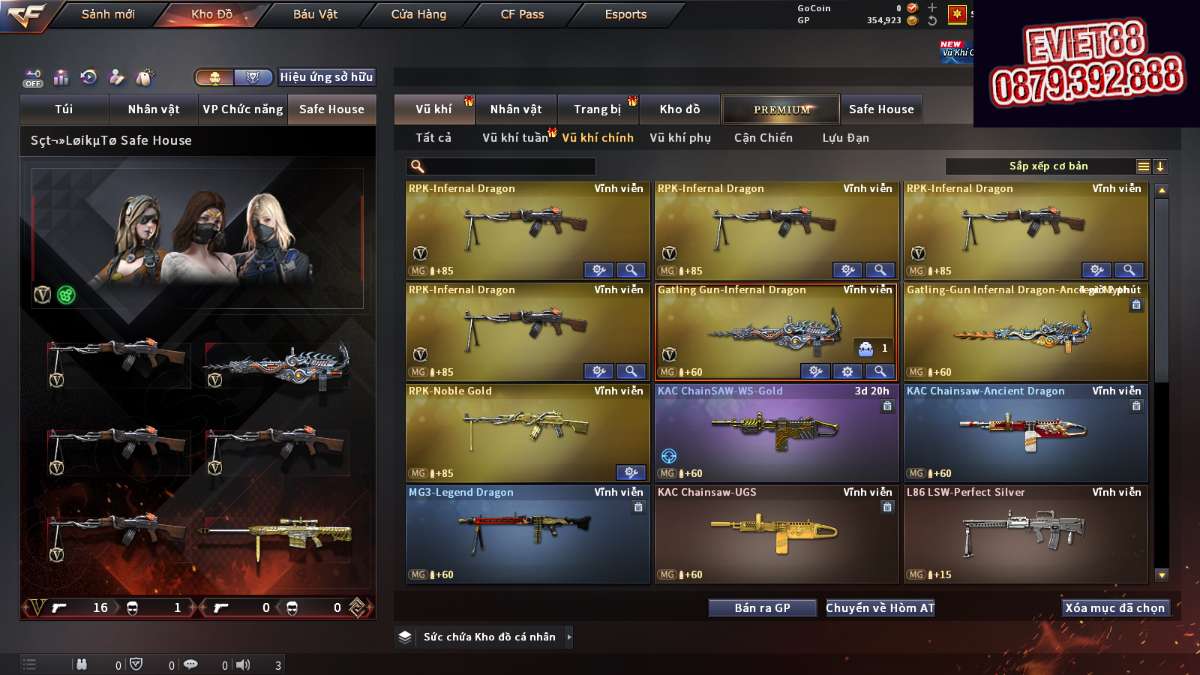 shop acc cf uy tin gia re